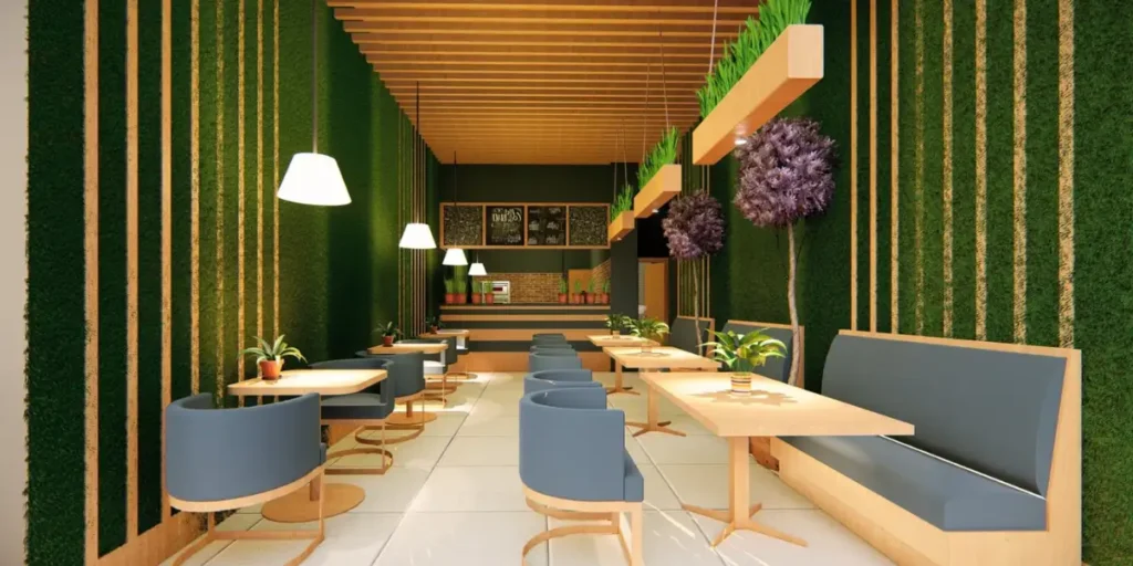 suren space 1. make a strong first impression 10 low budget small cafe interior design ideas to attract more customers 1024x512